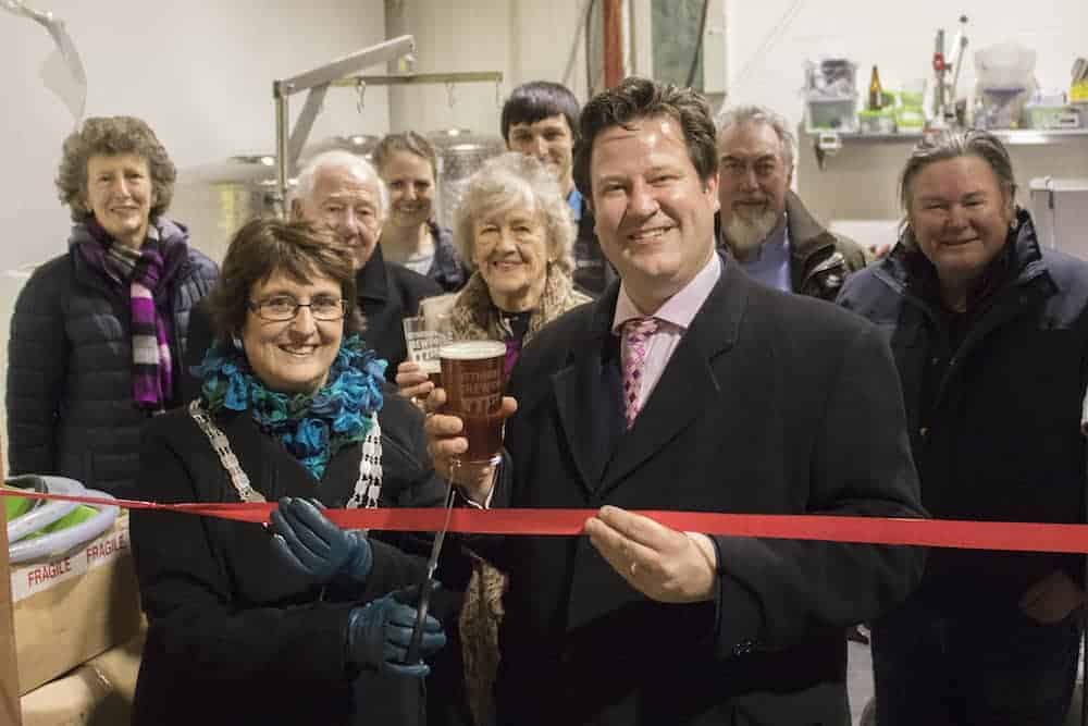 Alec Shelbrooke opening ribbon cutting